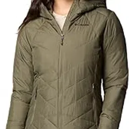 columbia Women Omni-Heat Reflective Heavenly Hooded Hiking and Trekking Down Jacket-picture-13
