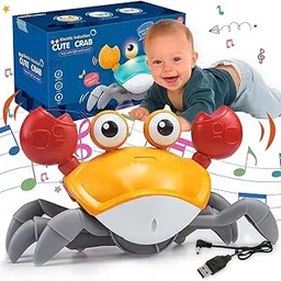 Wembley Dancing Crawling Baby Toys Crawling Crab Toy for Kids Electronic Walking Moving Toys for Babies Infant Toddlers Tummy Time Interactive Early Learning Educational Toys-picture-12