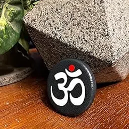 The Kalascape Om Symbol Fridge Magnet - Decorative Refrigerator Magnet with Spiritual Hindu Design - Strong Yoga & Meditation Magnet for Kitchen, Whiteboard & Locker-picture-10
