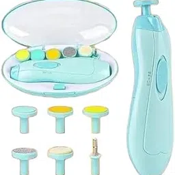 Trusted New Baby Nail File Electric || Baby Nail Trimmer with 6 Grinding Heads Safe for Newborn Baby Baby Nail Clippers with Light || Electric Baby Nail Trimmer(Multicolor) Nil Exporttanza-P4885-picture-15