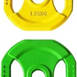 Gym Micro Plate Fitness Change Weight Plate for Home & Gym Workout Beginners 1.25kg Yellow| Sports Equipment | Outdoor Sports Gear | Exercise Gear-picture-12