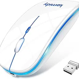 Wireless Bluetooth 5.3 Mouse, Wireless Mouse, 2025 Ultra-Thin Model & Type-C Rechargeable, Silent, 3DPI Mode, Bluetooth, 2.4 GHz, 2.4 GHz, Power Saving Mode, 7 Color Light Optical, Convenient to Carry-picture-39