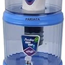 Parijata 16-Litre Non-Electric Gravity Water Purifier with Ceramic Candle, Carbon & Mineral Filters - Portable, Fine Filtration for Low TDS Water - Blue-picture-66