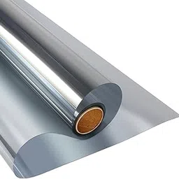 One Way Privacy Window Film, Daytime Reflective Tint, Static Cling, UV Blocking Sun Control for Home & Office, 12x25 Inch (Silver Silver)-picture-58