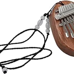 BESPORTBLE 1pcs Finger Piano Pendant Necklace Keys Kalimba for Beginners Mini Thumb Piano Solid and Keys for Music and Family-picture-10