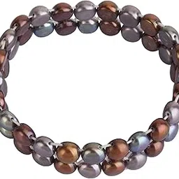 dd pearls D.D Pearls original freshwater Pearls bracelet stretchable for girls & women with brand certificate of authenticity of pearls-picture-55