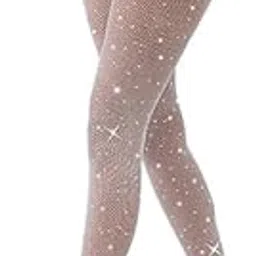 UTILITY WORLD Knitting Net Grid Style Free Size Stockings | High Waist | Thigh Length | Ankle Length Pantyhose Tights Fishnet Stockings for Women's & Girls-picture-34