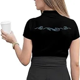 fighterhero Women's Polo T-Shirt | Cotton Rich | Globally Certified Fabric | Wrinkle-Resistant | Colors Dont Fade | Regular Fit | Empathy Design-picture-45