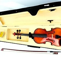 Mike Music 1/4 Violin with Hard Case, Bow, Rosin(1/4 Violin, natural)-picture-10