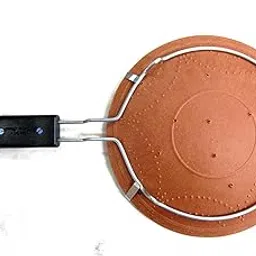 Indian Craft Exclusive Clay Tawa, Red-picture-18