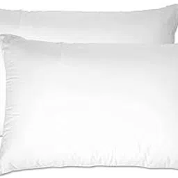 Dashing Fabrics 2 Pack Premium White Goose Down Feather Pillows For Back And Side Sleepers, 500 Tc, 100% Cotton Fabric, With Pillow Cover, Size 20X30 Inch-picture-12