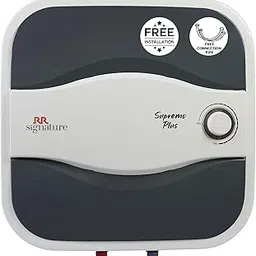 RR Signature Supremo Plus 10L Storage Water Heater |Glass Line Coating Rustfree Tank|8 Bar, High Rise Buildings |2 Yr Warranty on Product & 6 Yr on Tank by RR | 【Free Installation & Connection Pipes】 image 1
