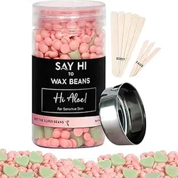 Say Hi To Brazilian Hard Women Wax Beans For Oily, Sensitive Skin|Face Hair Removal, Bikini, Underarms|Stripless, Painless Liposuble Katori Waxing Kit (130 Grams)-image-33