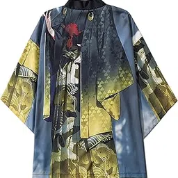 xbslj Kimono Men Cardigan，Summer Japan Streetwear Man Beach Kimono Cardigan for Men Unisex Japanese Yukata Kimonos,XLarge-picture-17