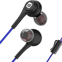 Dubstep Squad M9| X-Bass Technology| 10mm Dynamic Drivers| Mobile/Laptop Compatible|3.5 mm Audio Jack| in-Ear Wired Headphones with Mic- Black & Blue-picture-10