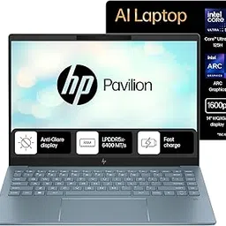 HP Pavilion AI Laptop, Intel Core Ultra 5 125H 12 Tops, (16GB LPDDR5x, 512GB SSD), WQXGA,IPS, 300 nits, 14''(35.6cm),Win 11, M365 Basic(1yr), Office Home24, Blue,1.44kg,5MP Camera w/Shutter, ew1112TU-image-13