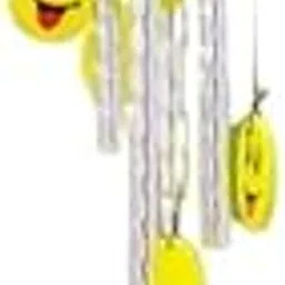 Griscon Smile Wind Chime Fun Yellow Hanging Decor for Balcony, Garden & Room, Home Decoration Gift-picture-54