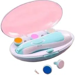 Baby Electric Nail Trimmer for Baby Nail Cutter for New Born Baby with 6 Grinding Heads Automatic Set Safe Nail Trimmer Kit for Kids Toddler Toes and Fingernails(Multicolor KIT) Nil Exporttanza-P3958-picture-30