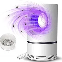 QUALIZA Blue Hole Mosquito Killer Lamp | Indoor Mosquito Trap with UV LED Light & Suction Fan | Non-Toxic Electric Insect Catcher | Silent No-Zap Bug Trap for Home, Bedroom, Office Use-picture-18