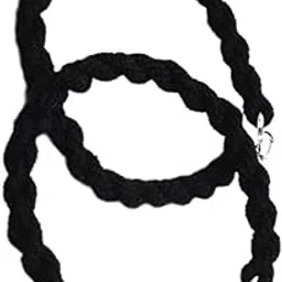 JAZZY PEARLS® Sporting Goods - Fitness, Running & Yoga - Fitness Equipment & Gear - Resistance Trainers - Black Leg Belt Strap Elastic Cord Lightweight Durable Compact Size-picture-12