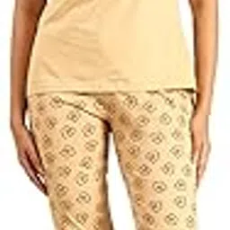 filmode Womens 3/4 tn Pyjama Nightwear Cotton Sleepwear Set with Two Pockets-picture-15