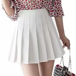 caracola Girl High Waist Pleated Skirt Short Skater Tennis Skirt Mini Skirt Women Pleated Skirtt for-picture-16