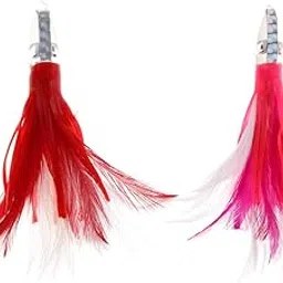 UJEAVETTE Fishing Squid Lures Octopus Skirts Soft Baits Crankbaits Saltwater Red Pink-Sporting Goods- Fishing- Baits, Lures & Flies- Crankbaits-image-49