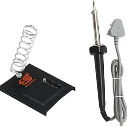 Electronic Spices 2 in 1 Combo of 60 Watt Soldering Iron and Stand for Soldering Purposes-picture-61