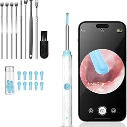 ZUCLLSPA Ear Cleaner Tool | Ear Wax Removal Tool | Ear Cleaning Tools Kit | Ears Cleaning With Camera | Ears Wax Removal, Connect Easily To iPhone, Android Phones | 1080p HD Visual Camera, Ear Cleaner-picture-50