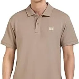 calvin klein jeans Men's Solid Relaxed Fit Polo Shirt-picture-13