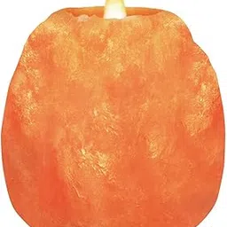 Malowal® Hand Carved Himalayan Salt Candle Holders, Home Decor Item great as a Night light | Weight 1200gram -1700gram | 2 Piece T-Light Candles (Natural Candle Holder)-picture-49