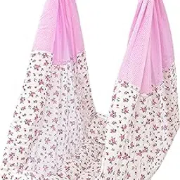 beetot New Born Baby Swing Cradle (Jhula) | Bismark Cradle with Mosquito Net | Weight Capacity up to 20kg | Age from 0-12 Months | Cradle Set (Emily Pink)-picture-24