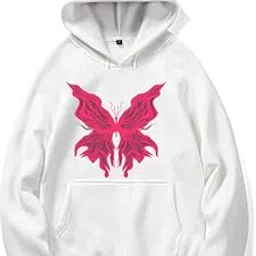 Cute Hoodie Sweatshirt Anime Girl Women Causal Stylish Latest Black Lavender Beige Peach White Maroon-image-96