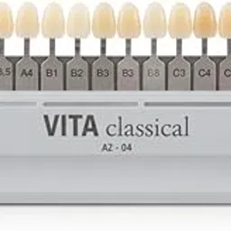 VITA Classical Shade Guide with 16 Shades – Dental Tooth Color Matching Tool for Accurate Shade Selection – Professional Dental Shade Guide for Crowns, Veneers, Restorations & Teeth Whitening-image-0
