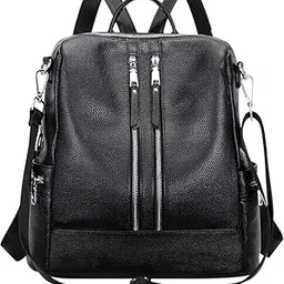 20L Backpack for Women & Girls with 14" Laptop Compartment | College bag for Women & Girls| Metal zips with Secret Pocket | Water Resistant Bags | Laptop Backpack for Women-image-14