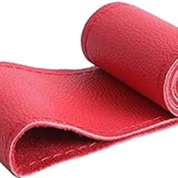 Auto Hub Leathe-rite Car Steering Wheel Cover Compatible with Hyundai i20 New (Model : 2020-Till Date) Car Steering Cover, (Color-Red -Size-Small)-picture-26