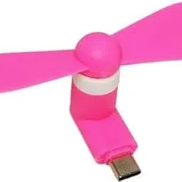 Justcellz Mini Portable USB Type-C Fan for Smartphones – Dual Blade (pink)-picture-32