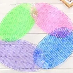 Silicone Anti Slip Smart Wash Kitchen Basin Sink Protector Mat (Multicolor) Anti-Slip Bathmat Bubbles Deisgn, 1 pcs-picture-36