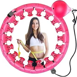 DRUMSTONE Adjustable Smart Weighted Hula Hoop for Adults & Kids - 27 Knots, Waist Sizes 22"–50", Abdominal Fitness Hoop for Weight Loss, Massage & Toning Durable Magnetic Lock, Quiet Bearings-image-13