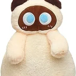 snappsy Plush Animal Cat Backpack Fashion Soft Casual Bookbag for Teens Adults Girls Beige-picture-21