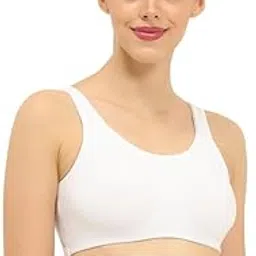 envie 1054 Non-Wired Non-Padded Full Coverage Sports Bra for Womens -Low Impact Molded Sports Bra,Slip-on Bra Women's Sports Bra -200 GSM Cotton|Spandex-All Day Comfort Bra-picture-45