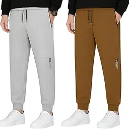 Lymio Men's Regular Slim Fit Mid Rise ycra Full Elastic Jogger Track Pant Printed Joggers (TP-47-49)-picture-22