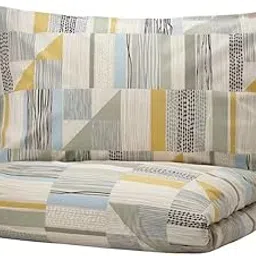 IKEA LUMMERVÄXT Duvet Cover and Pillowcase, multicolour150x200/50x80 cm-picture-32