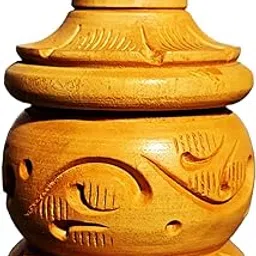 Wooden Sindoor Box – Pack of One Rajasthani Handmade Beauty Item Traditional Sindoor Dani-picture-16