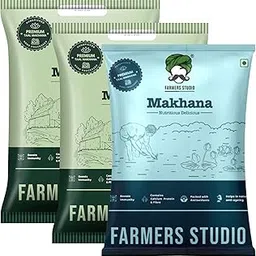 Farmers Studio - Premium Makhana 500 grams | 6+ Suta Handpicked White Fox Nuts | Jumbo Size Lotus Seeds | Healthy, Crunchy, Big & Natural Snacks-picture-25