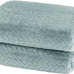 BSB Home Premium Plush Single Blanket | 300 GSM Lightweight Cozy Ultrasoft for Bed, Sofa, Travel & Camping| 228x152 cm |Silver| TC - 220-picture-18