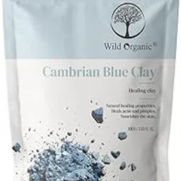 Cambrian Blue Clay Powder Healing Clay, Reduces Blemishes and Marks, Reduce Acne & Pimples, Nourish the skin and constructively heal skin For Men & Women 100gm-image-49