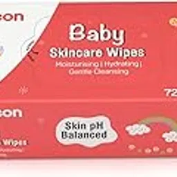 Pigeon Baby Skincare Wipes,PH Balance,Paraben Free,Alcohol Free,Sulphate Free,Non-Irritant,Enriched with Glycerin,72 Sheets-image-56