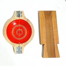 Anand Online Store Gavvala Petta Chekka and Wooden Kajjkayalu Combo Pack of 2 kajikayalu Maker and gavvalu Maker Brown, Red Kitchen (1)-image-33