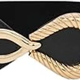 redhorns Elastic Fabric Waist Belt for Women Dresses Loop Design Stretchy Wide Ladies Belt for Saree Girls Jeans - Free Size (LD87)-picture-27